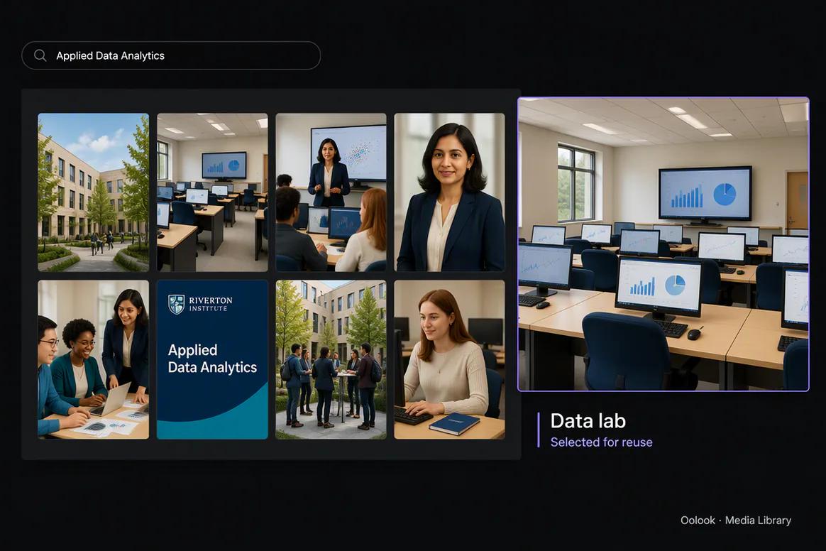 Faculty student and campus content prepared for review