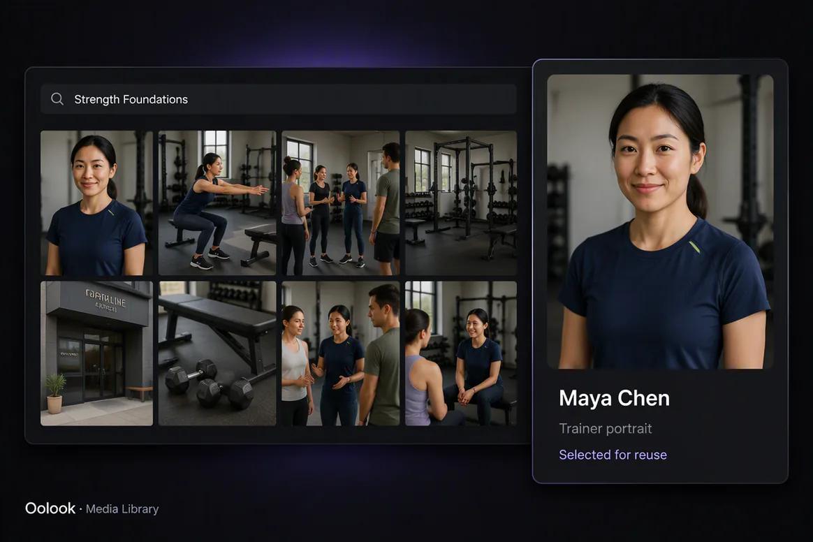 Trainer introduction and educational content prepared in Oolook