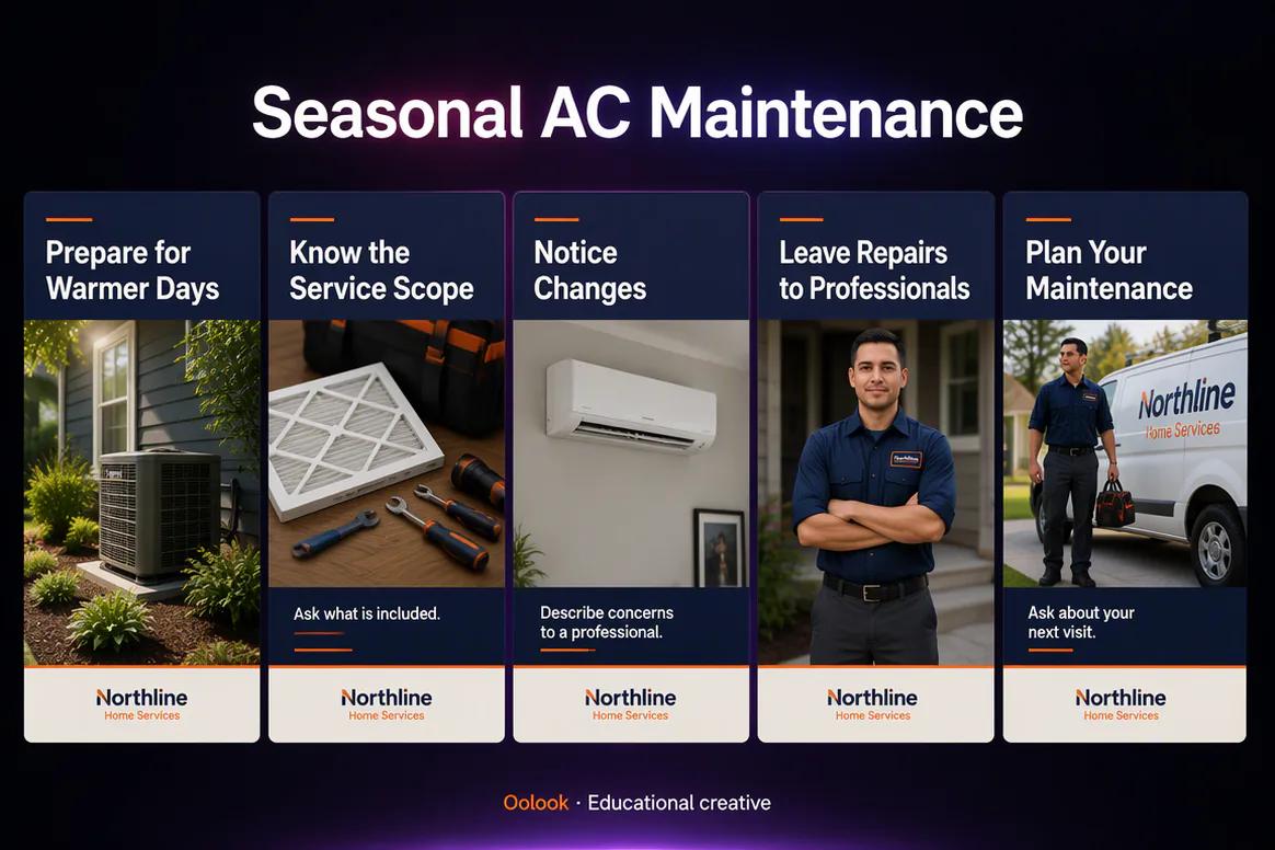 Oolook displaying an approved home service project story
