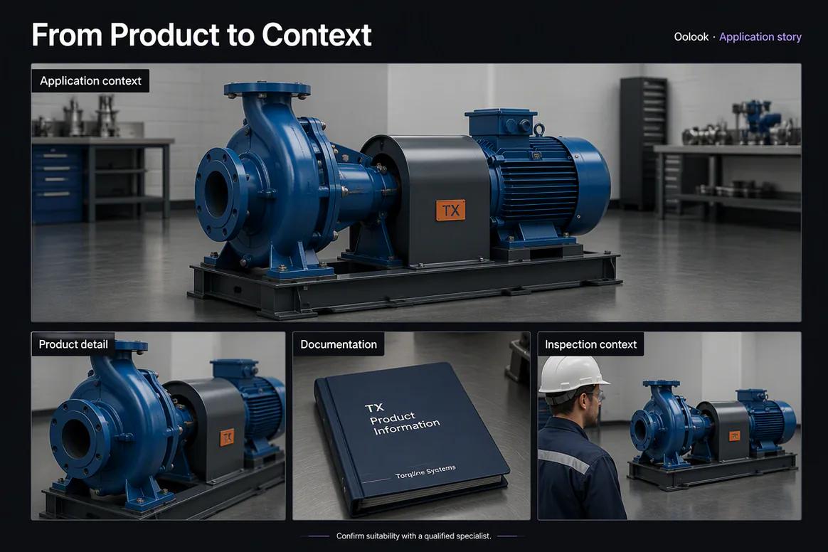 Oolook displaying an industrial application story