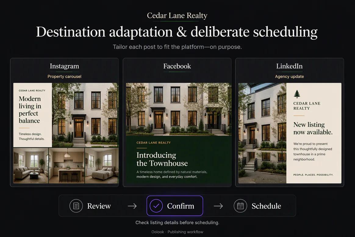Real estate campaign adapted for social and SEO workflows