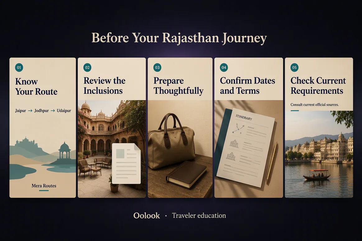 Traveler education content prepared from verified trip information