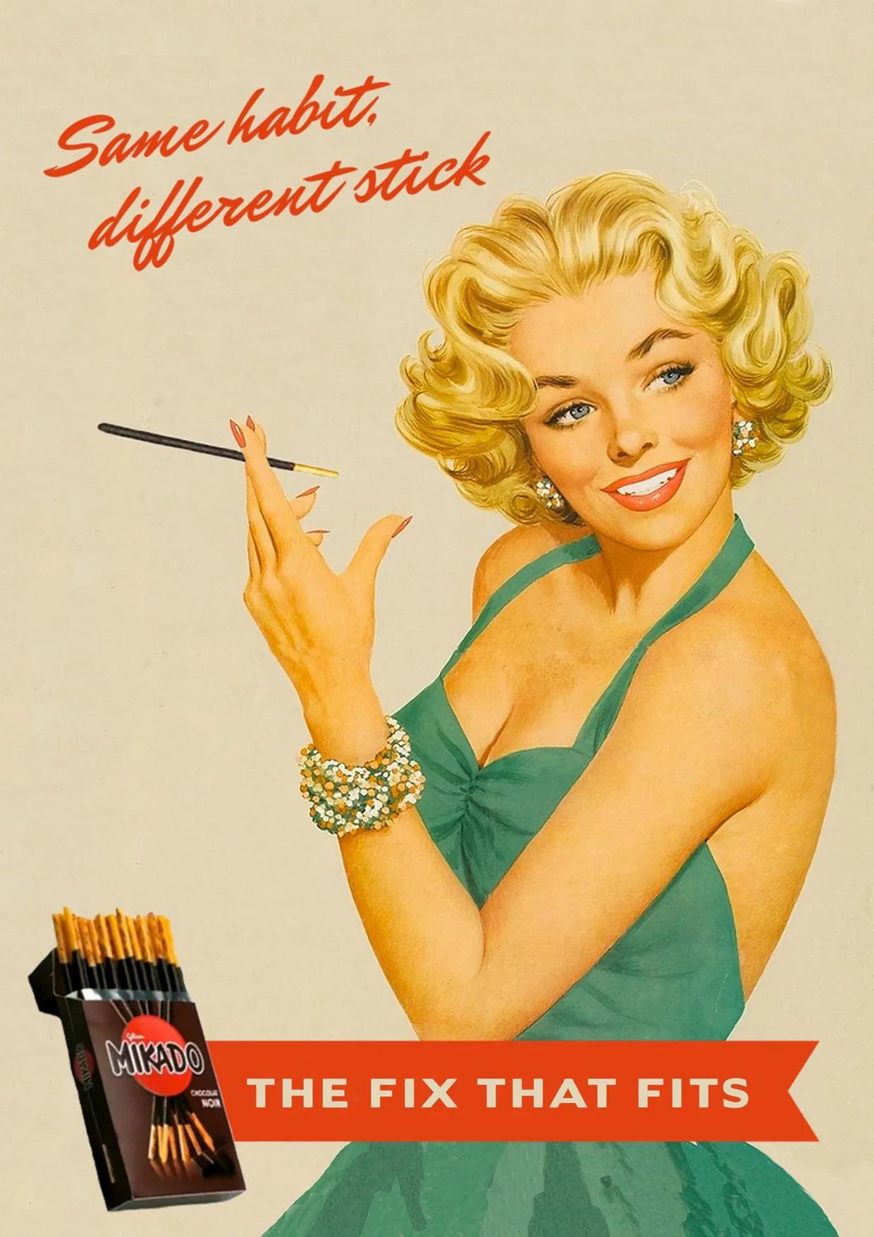 1950s Advertising example showing a brand campaign