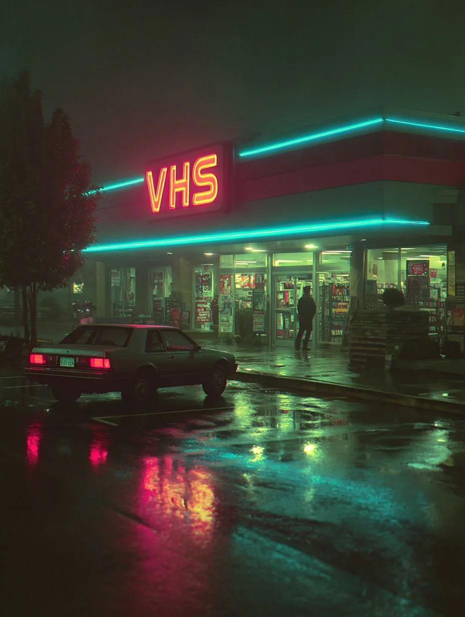 1980s Neon example showing a editorial composition