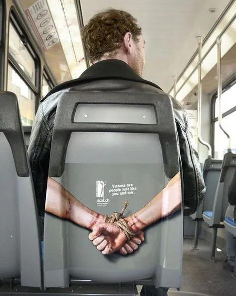 Advertising Campaign example showing a product advertisement