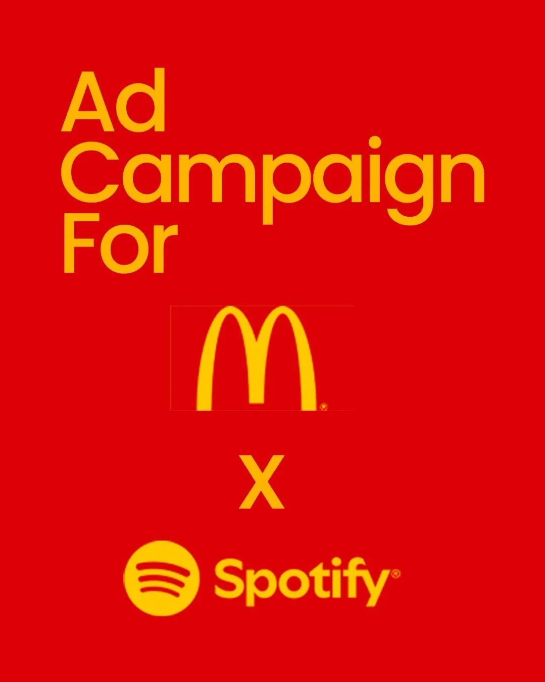 Advertising Campaign example showing a website or presentation visual