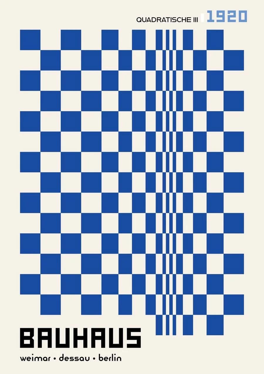 Bauhaus example showing a product advertisement