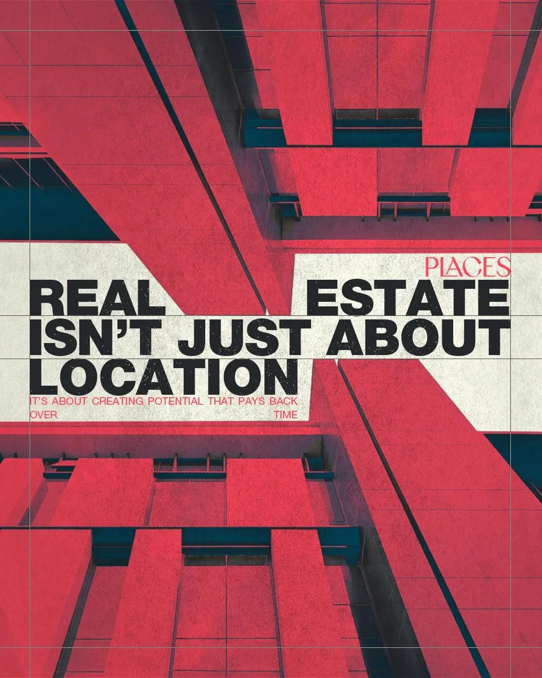 Brutalism example showing a website or presentation visual