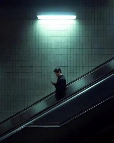 Cinematic Photography example showing a editorial composition