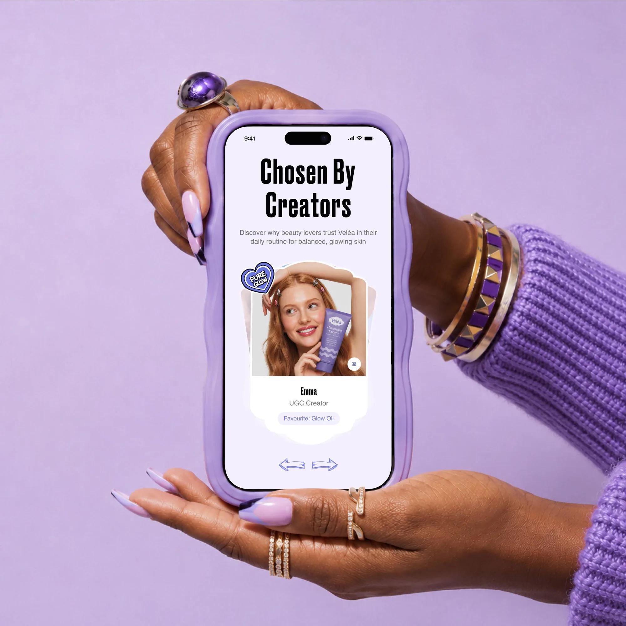 Clean Ecommerce example showing a brand campaign