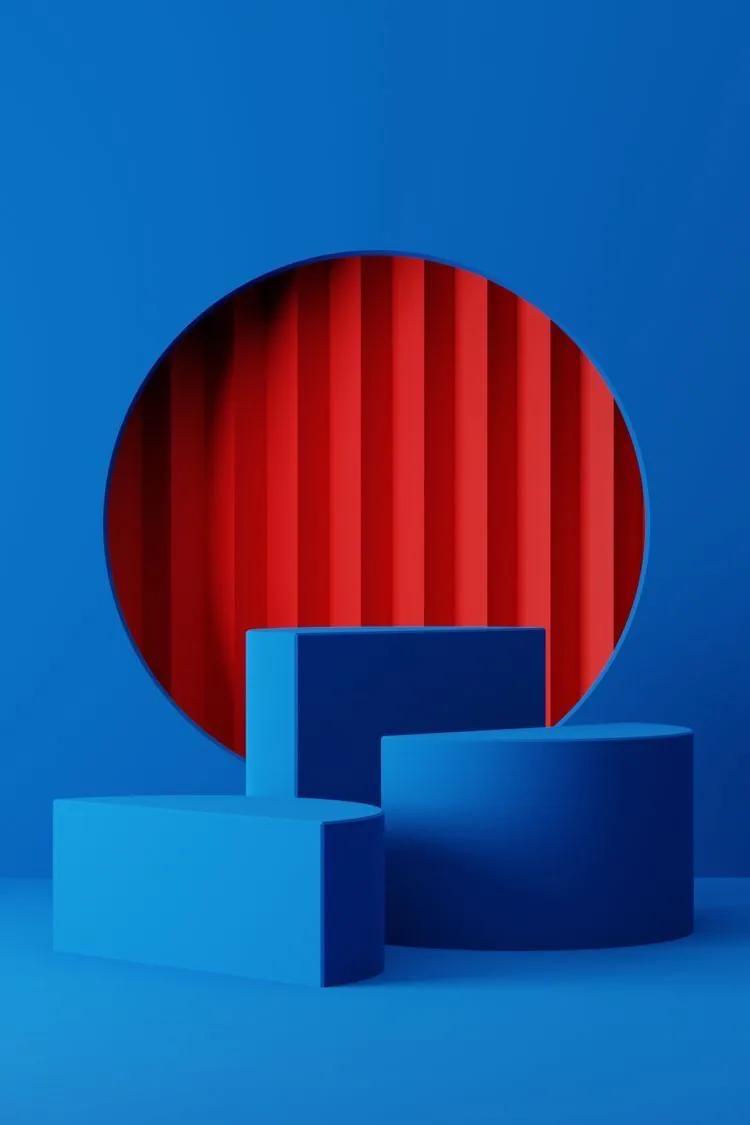 Color Blocking example showing a brand campaign