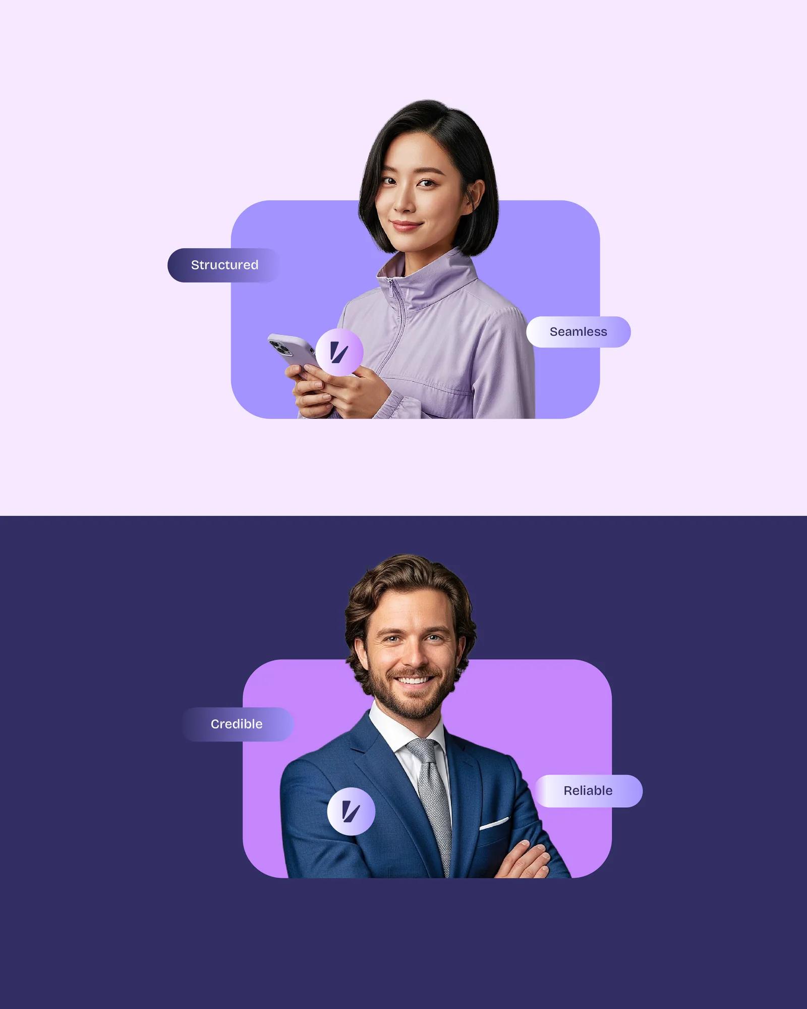 Corporate Professional example showing a editorial composition