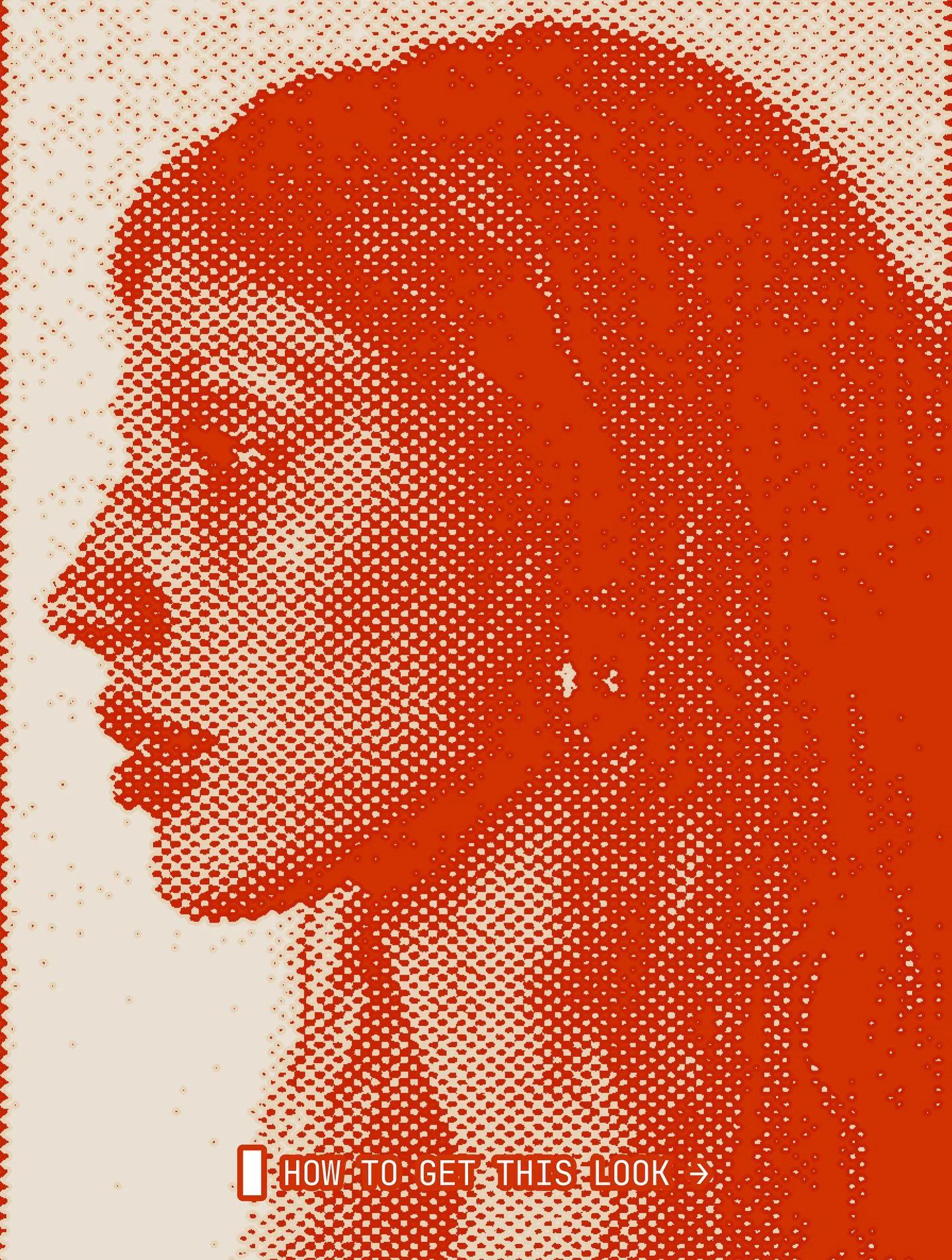 Duotone example showing a product advertisement