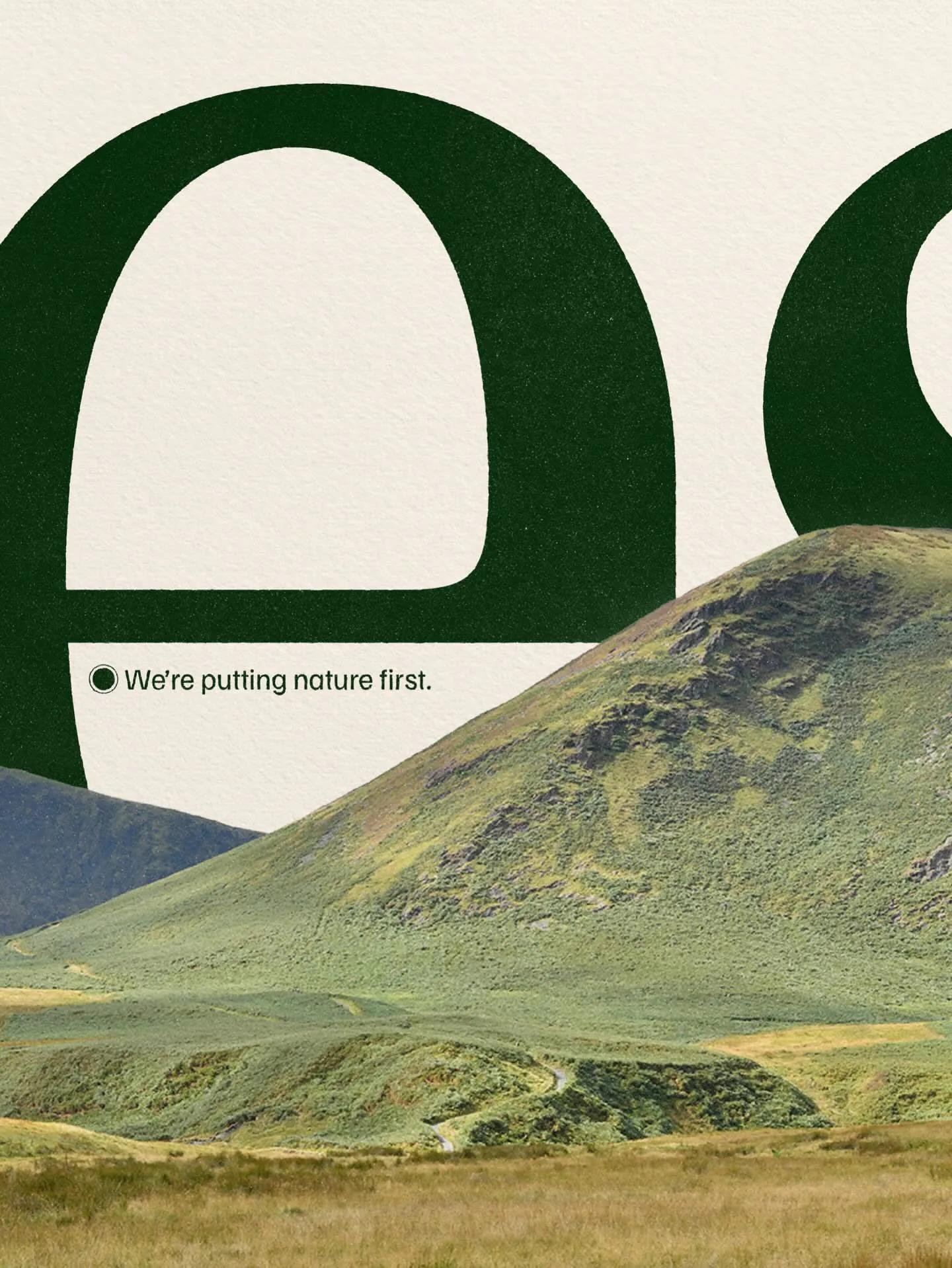 Earthy Natural example showing a brand campaign