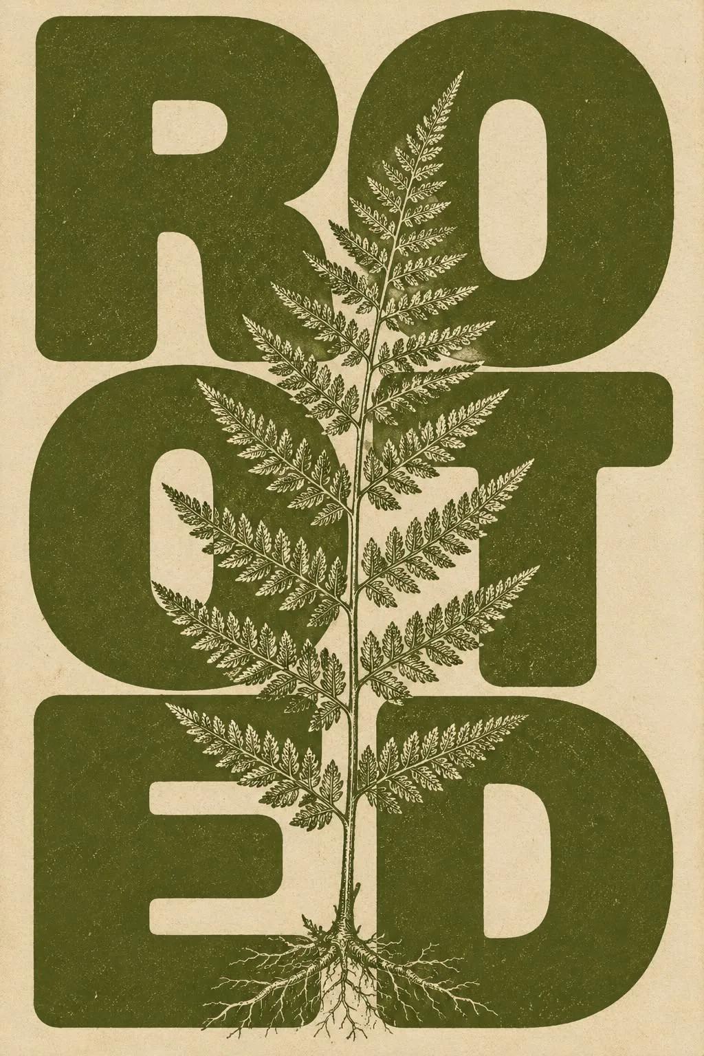 Earthy Natural example showing a editorial composition