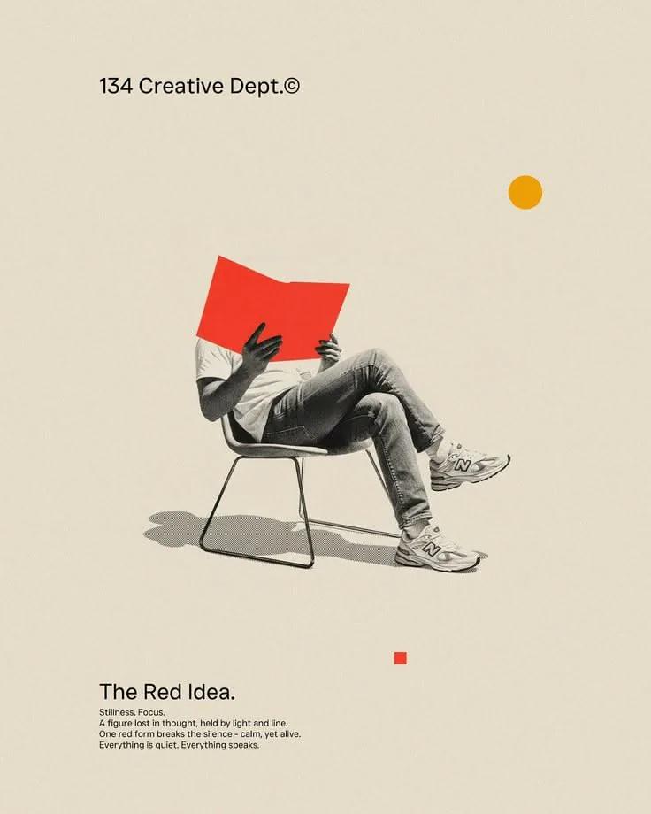 Editorial Minimalism example showing a brand campaign