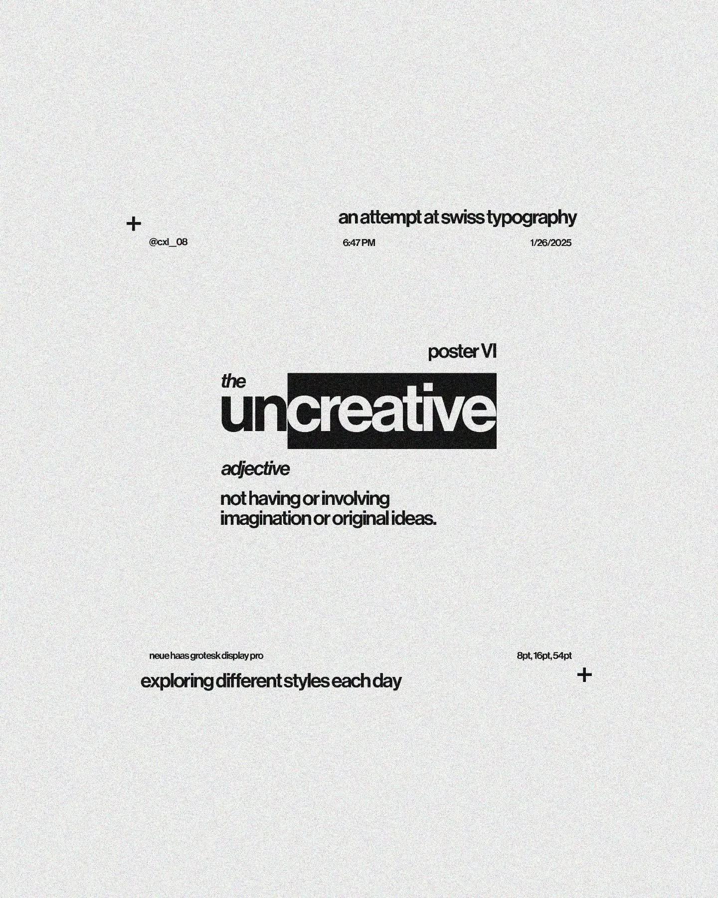 Editorial Minimalism example showing a editorial composition