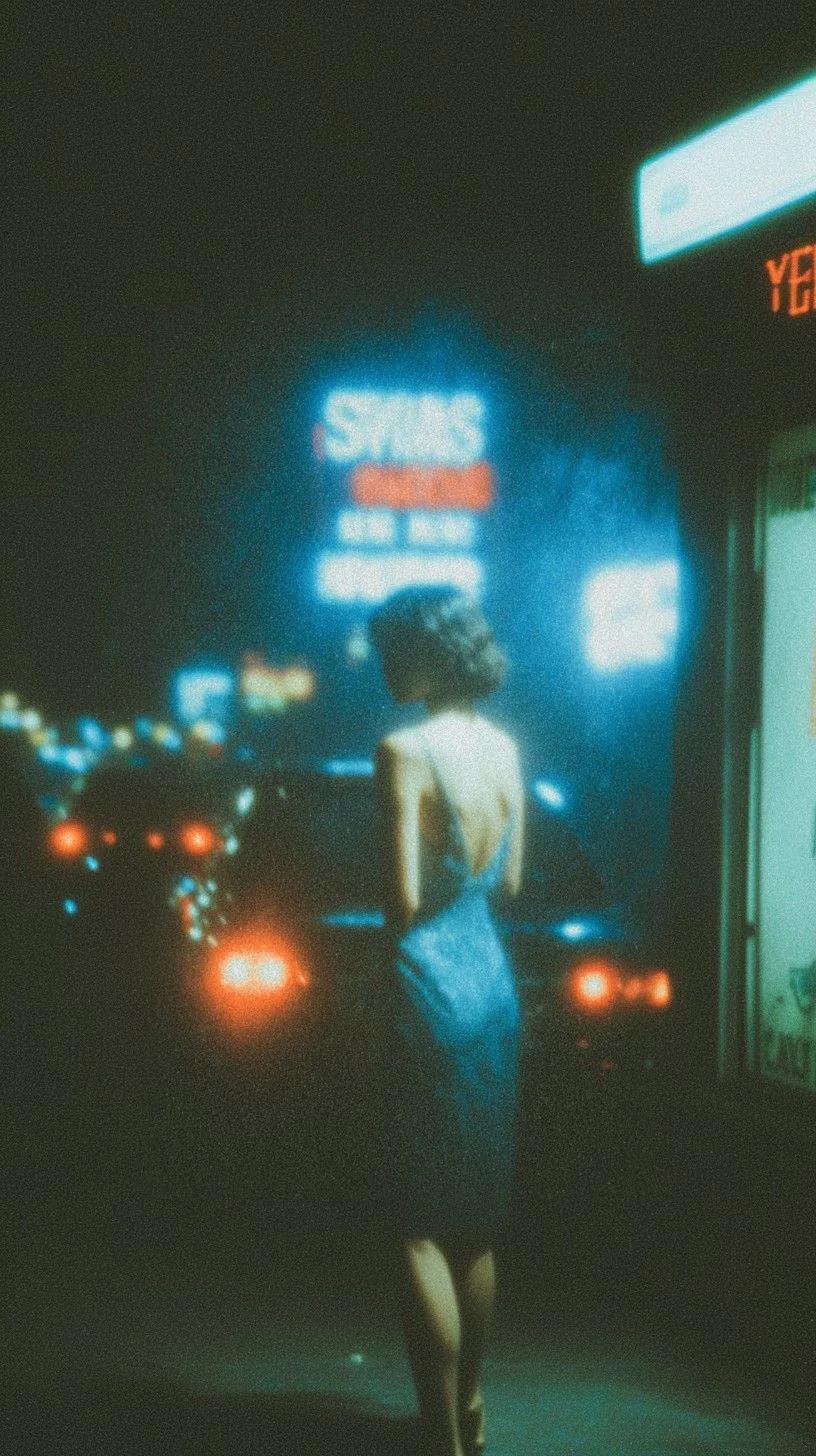Film Noir example showing a brand campaign