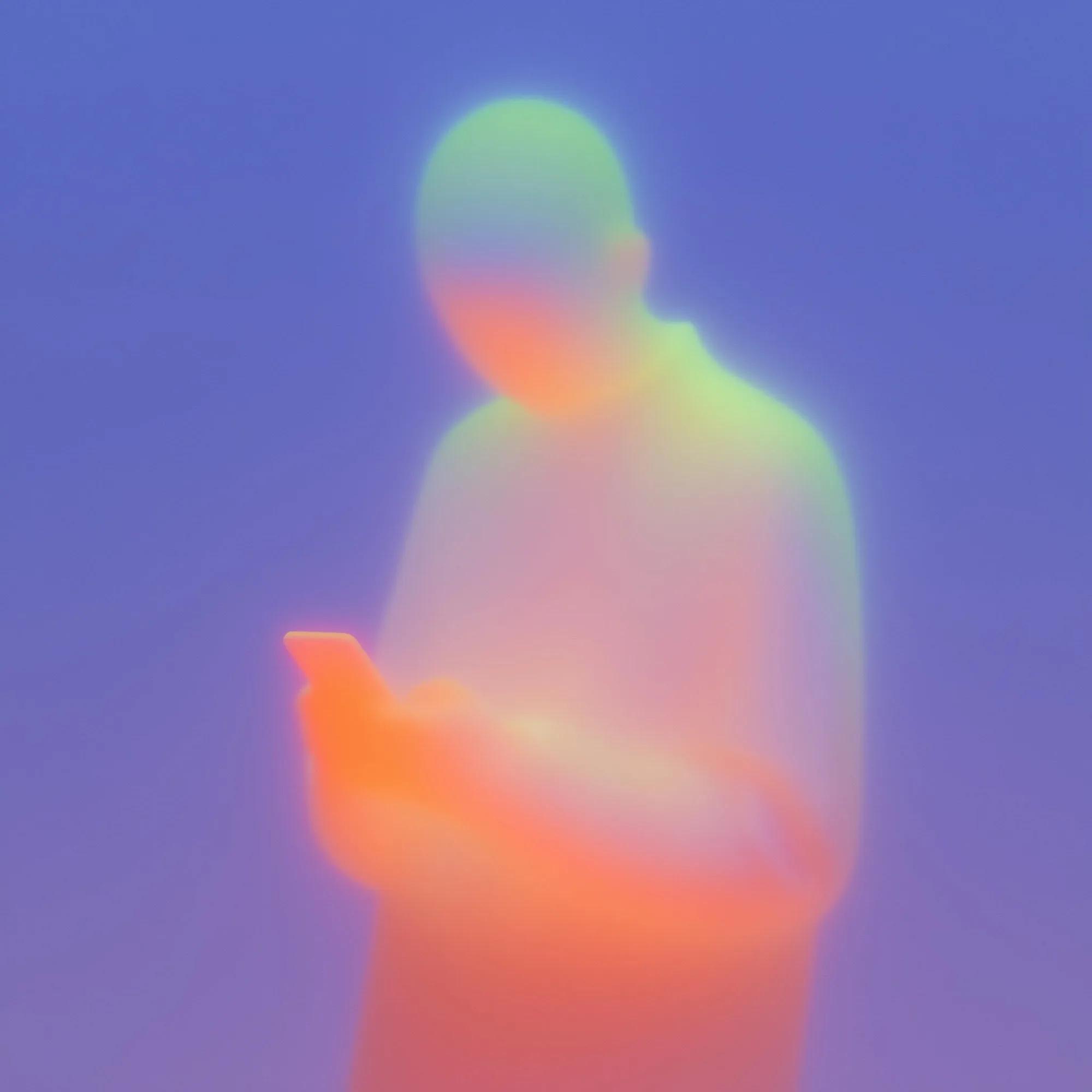 Gradient Mesh example showing a brand campaign