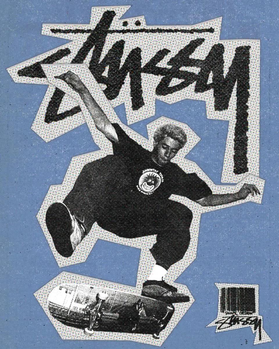 Graffiti example showing a product advertisement
