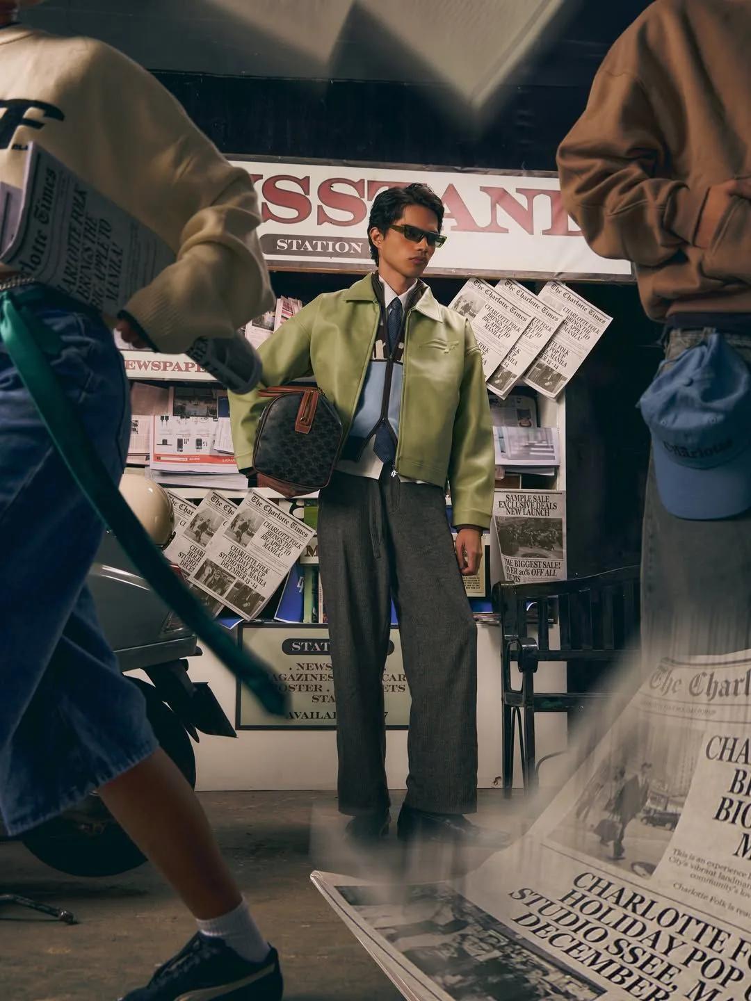 High-Fashion Editorial example showing a editorial composition