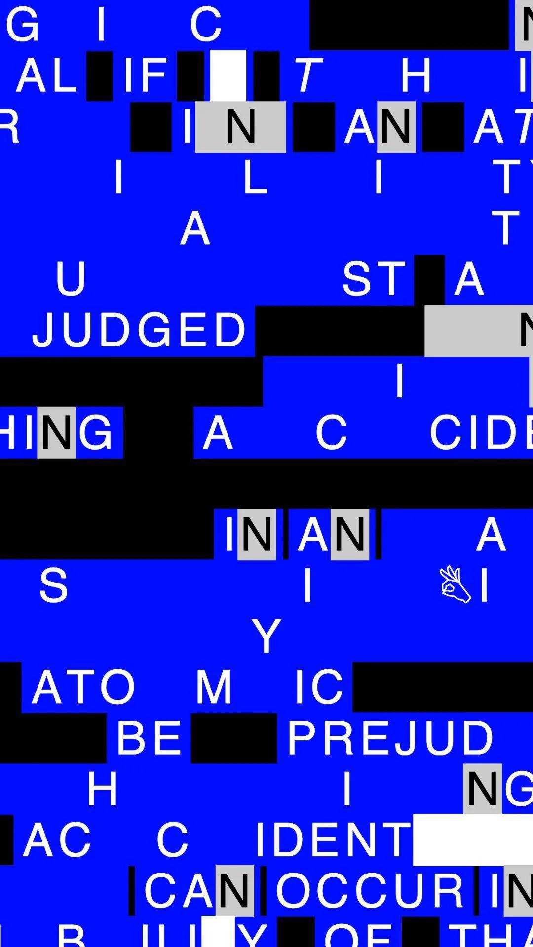 Kinetic Typography example showing a brand campaign