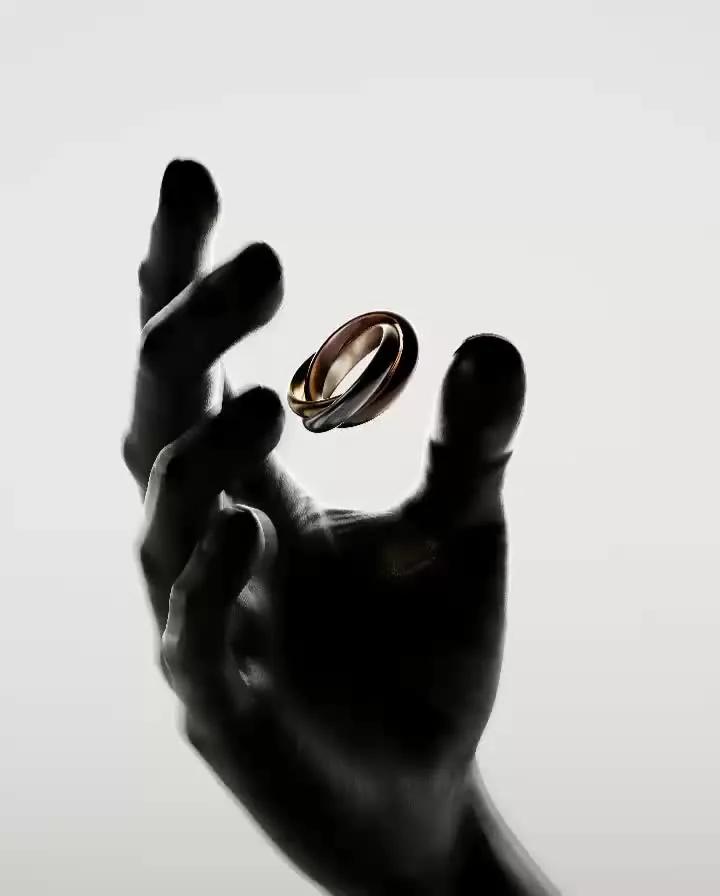 Metallic Luxury example showing a editorial composition