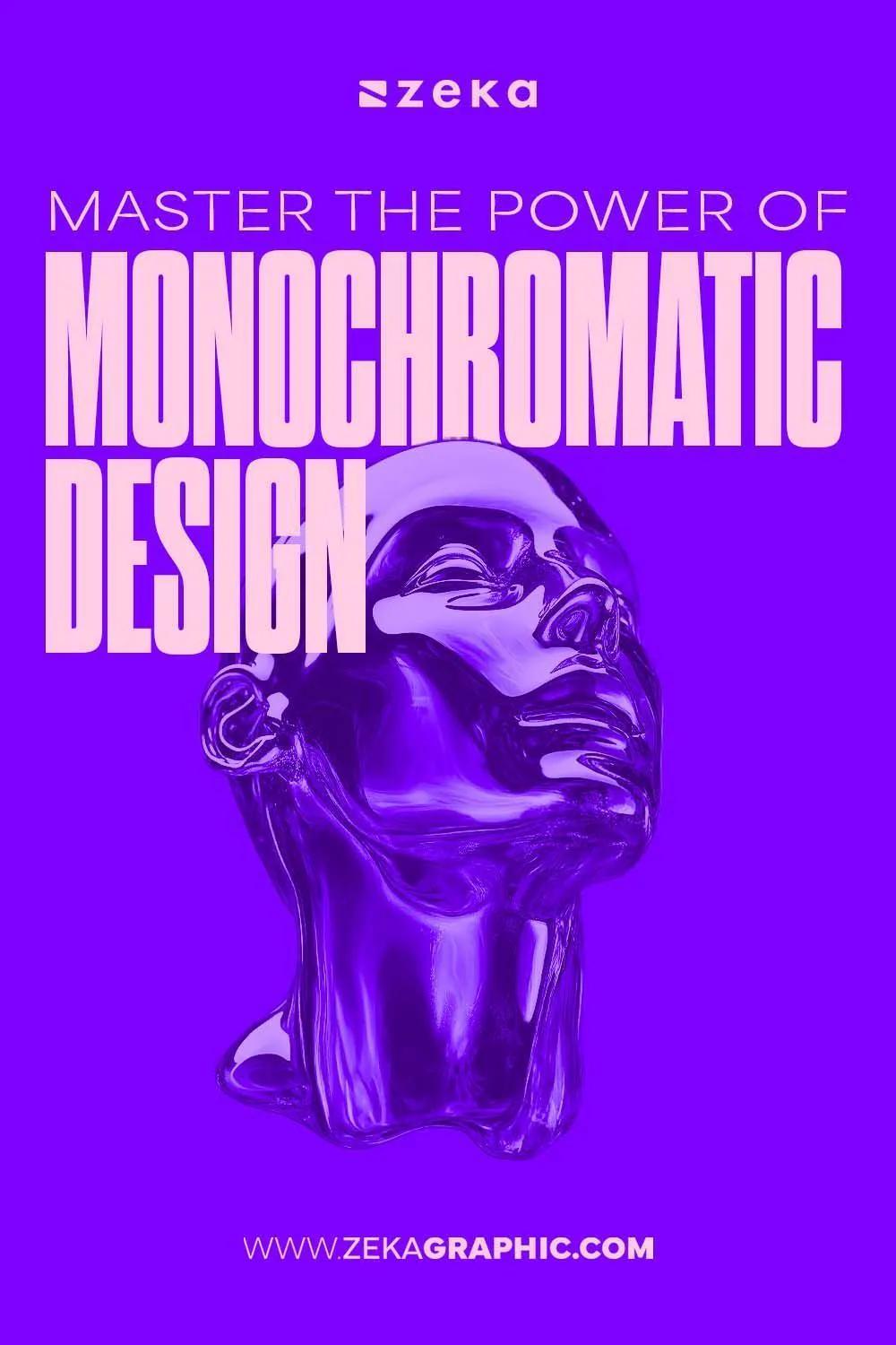 Monochrome Editorial example showing a website or presentation visual