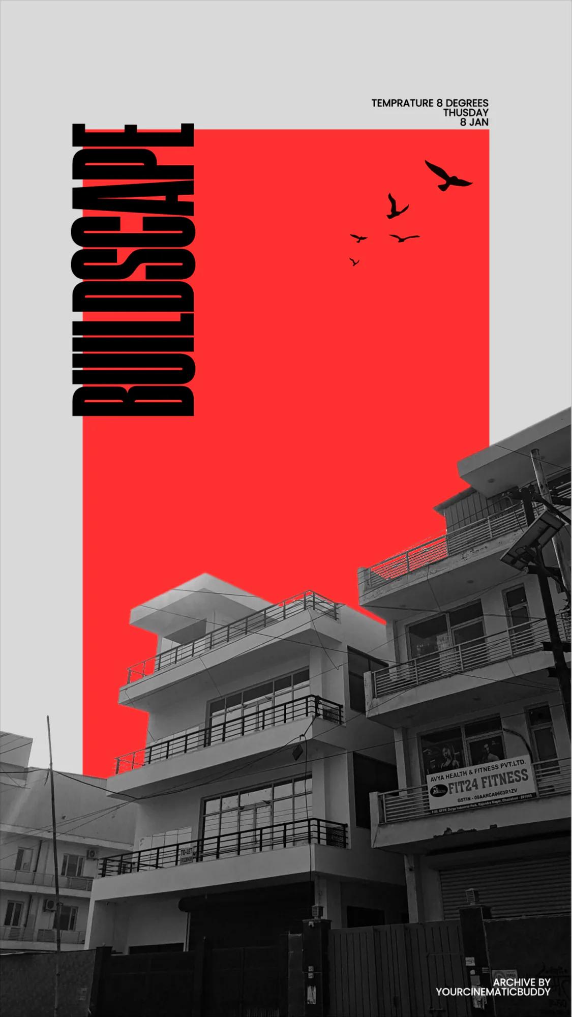 Neo-Brutalism example showing a brand campaign