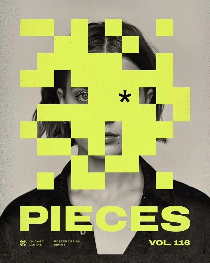 Neo-Brutalism example showing a product advertisement