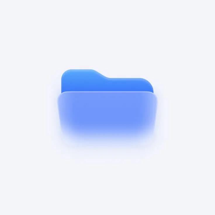Neumorphism example showing a product advertisement