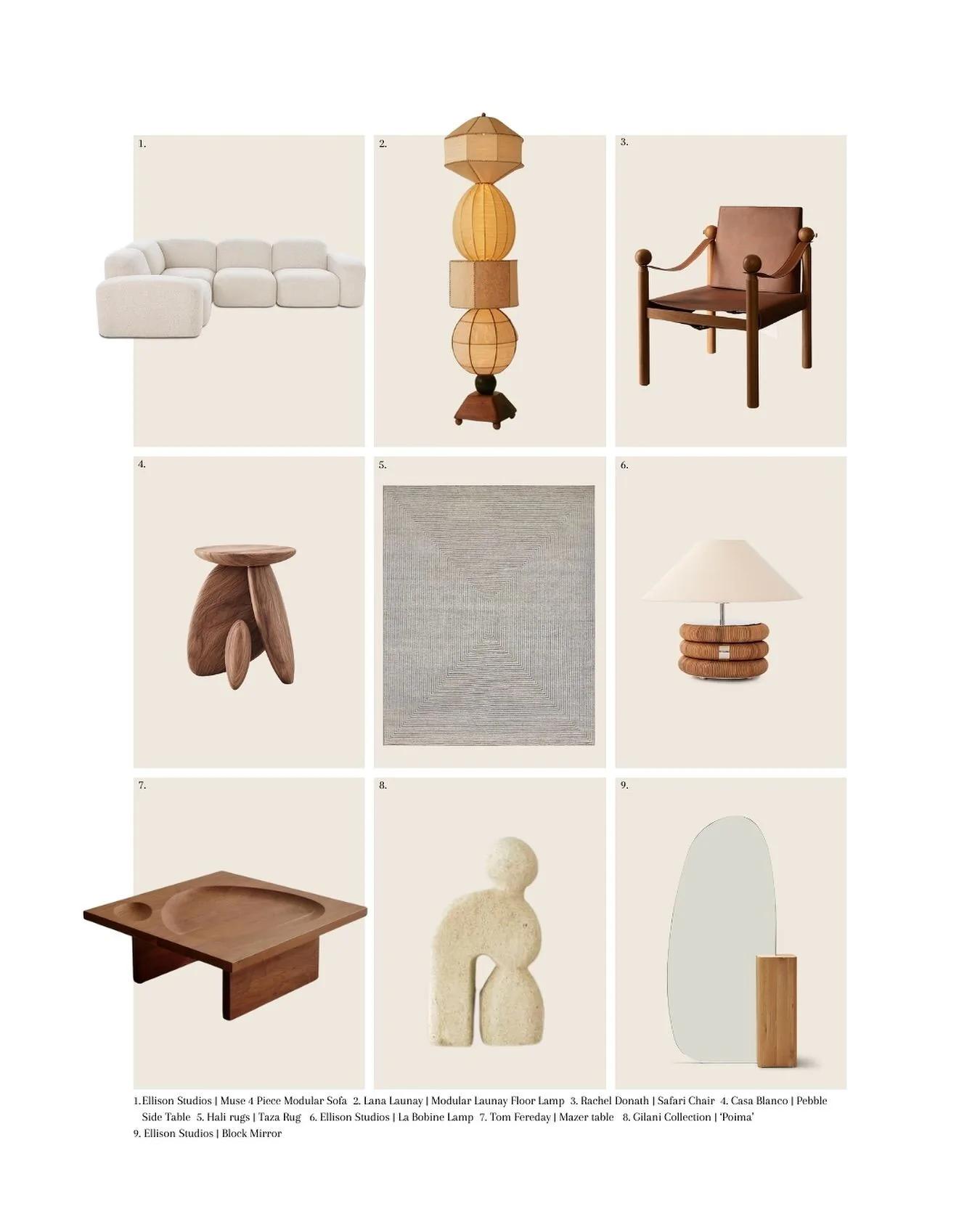 Organic Modern example showing a product advertisement