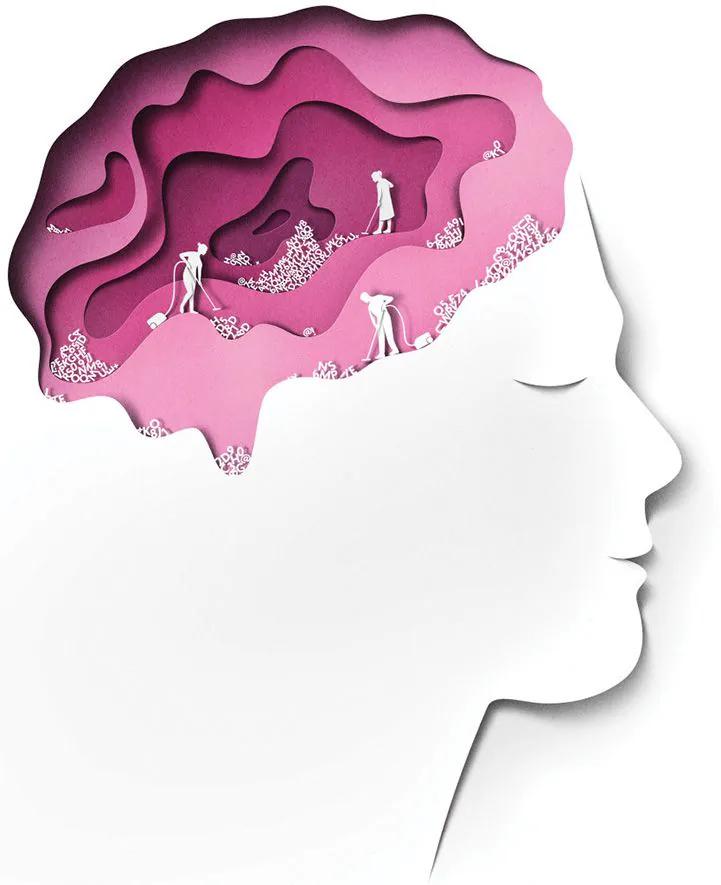 Paper Cut example showing a brand campaign