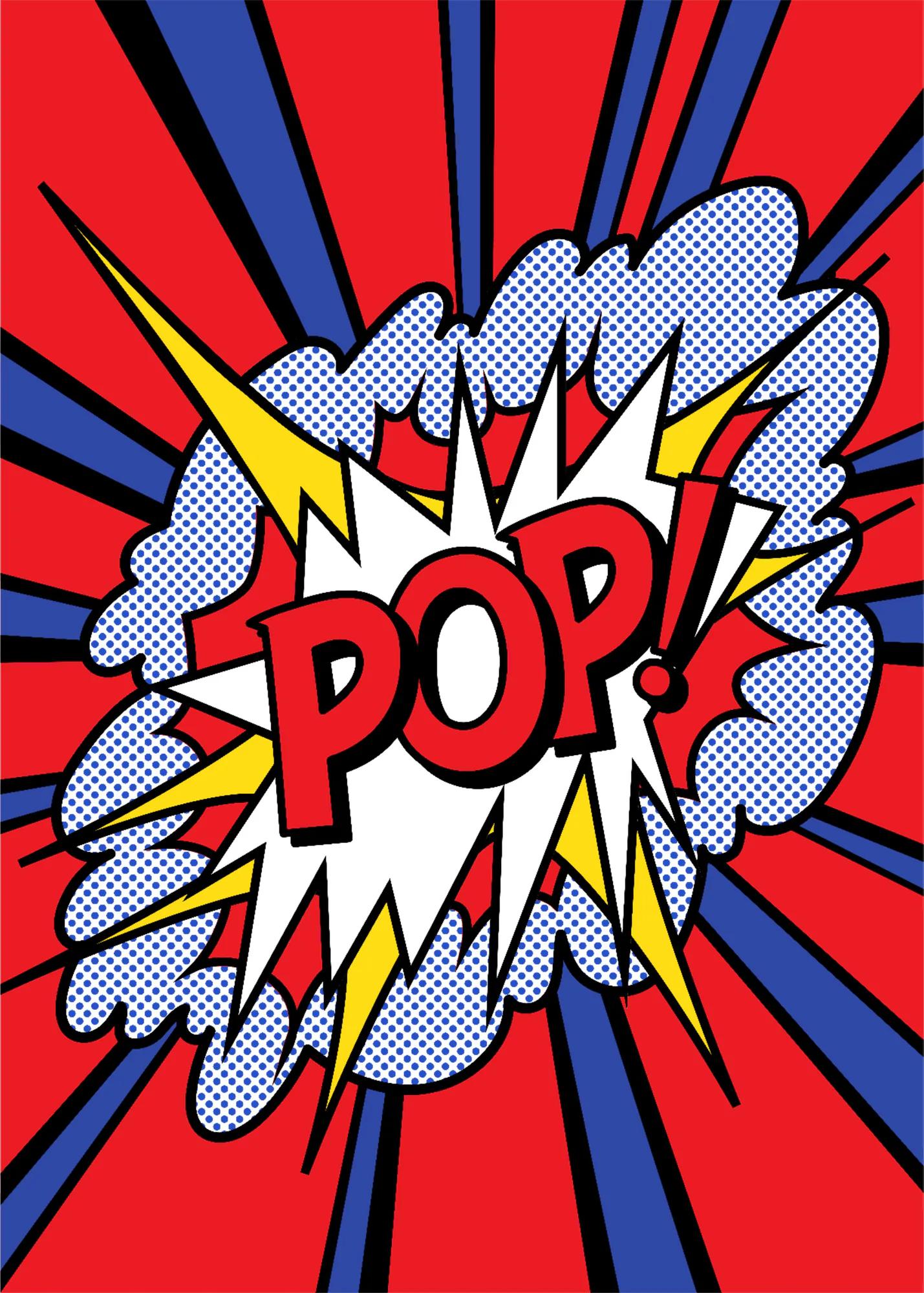 Pop Art example showing a product advertisement