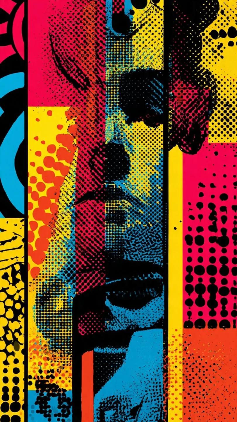 Pop Art example showing a social media creative