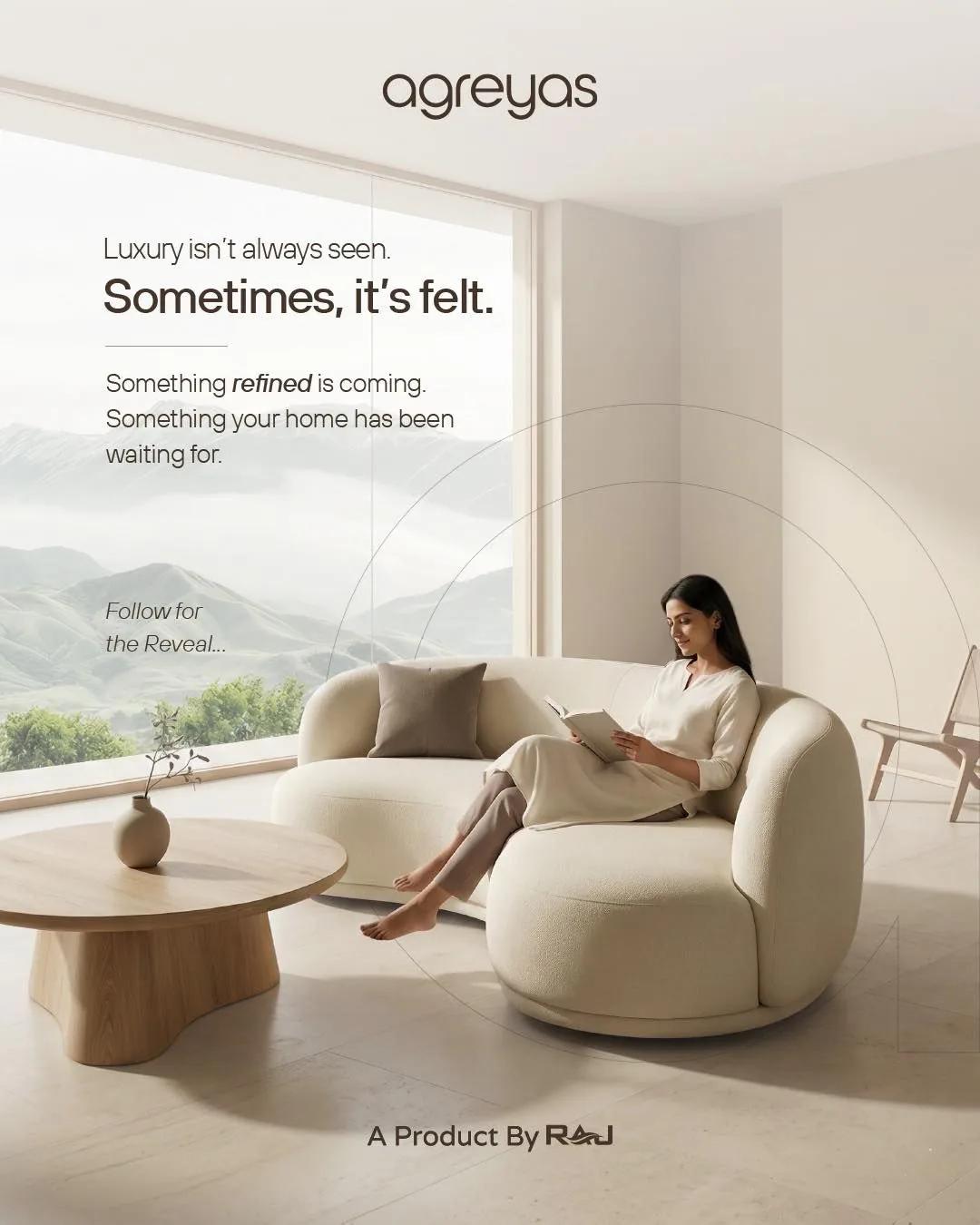 Quiet Luxury example showing a product advertisement