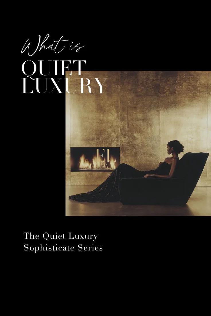 Quiet Luxury example showing a editorial composition