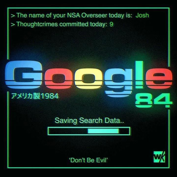 Retro Futurism example showing a website or presentation visual