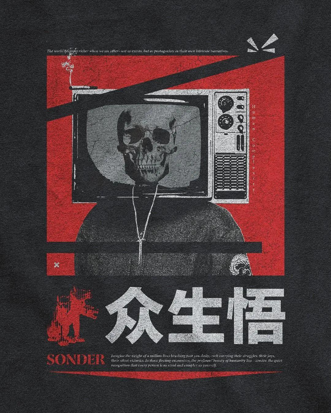 Screen Print example showing a product advertisement