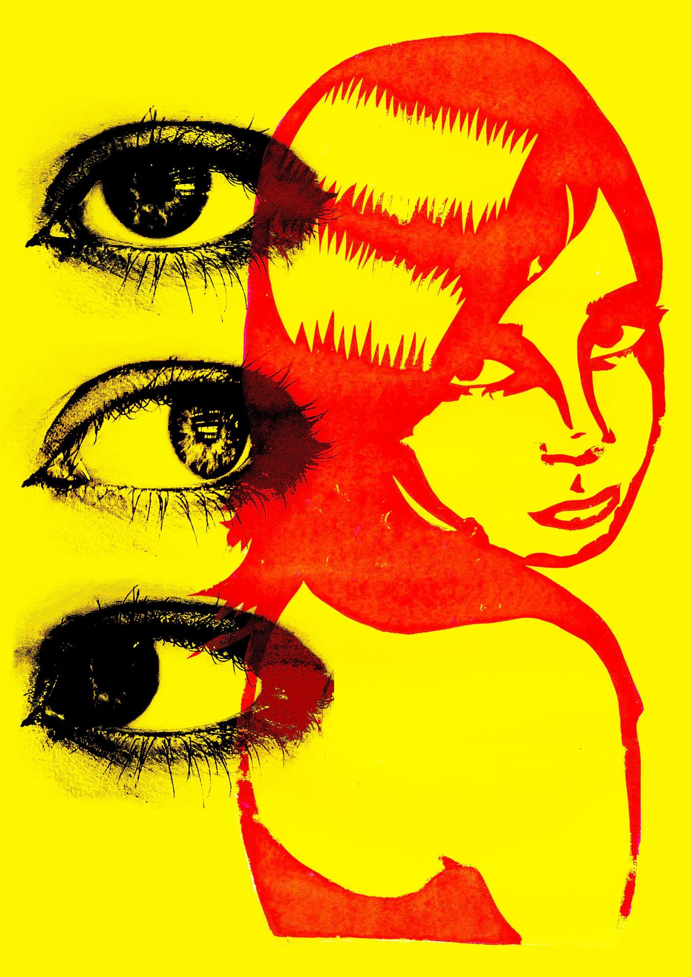 Screen Print example showing a website or presentation visual