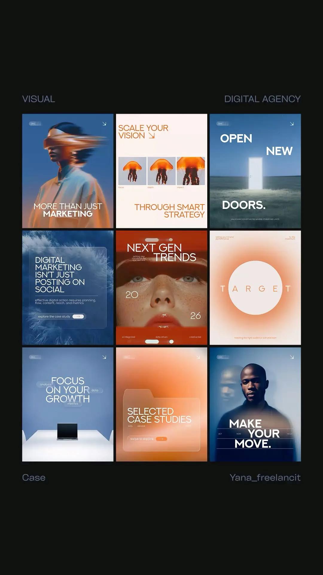Social-First example showing a brand campaign