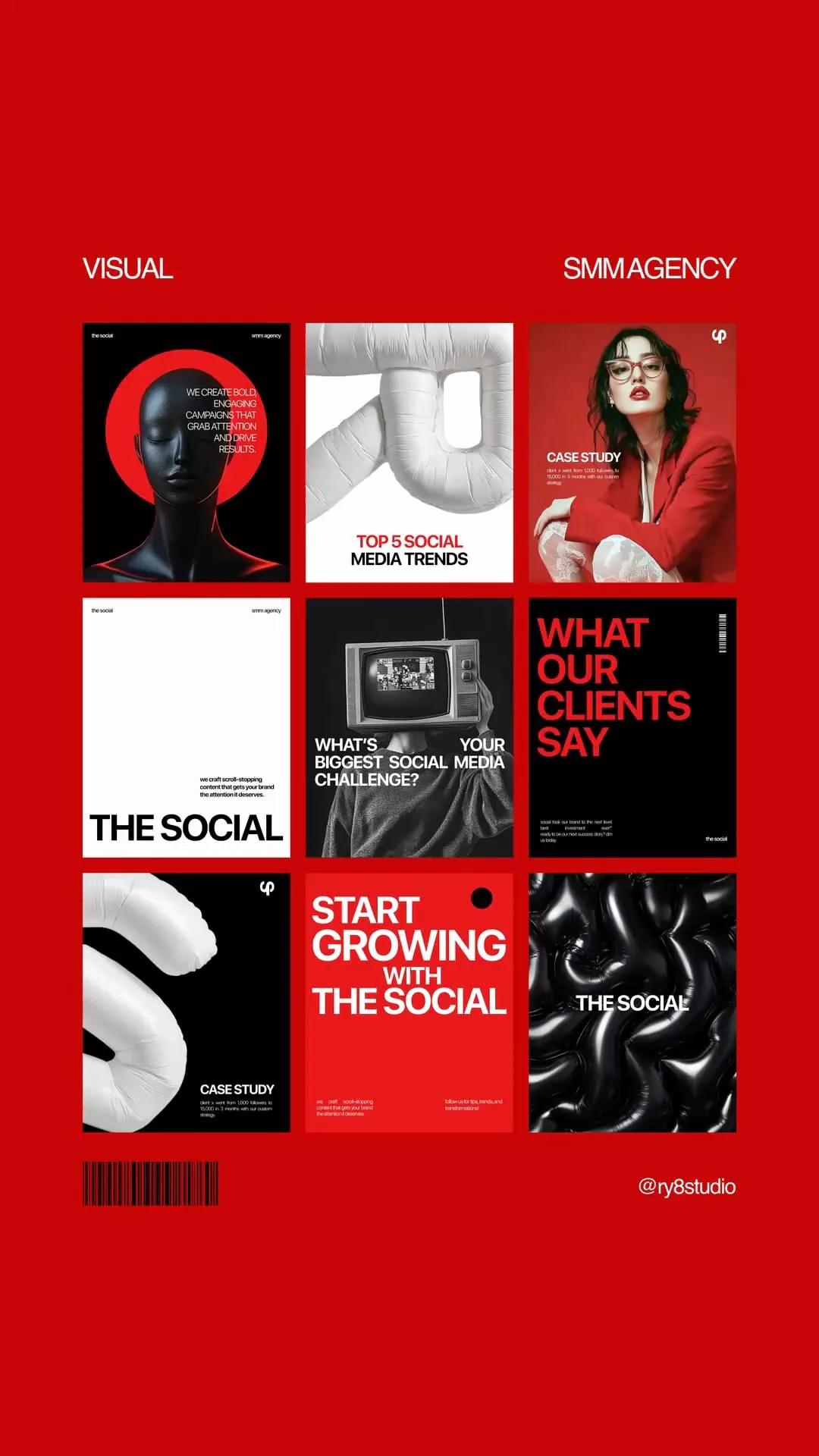 Social-First example showing a product advertisement