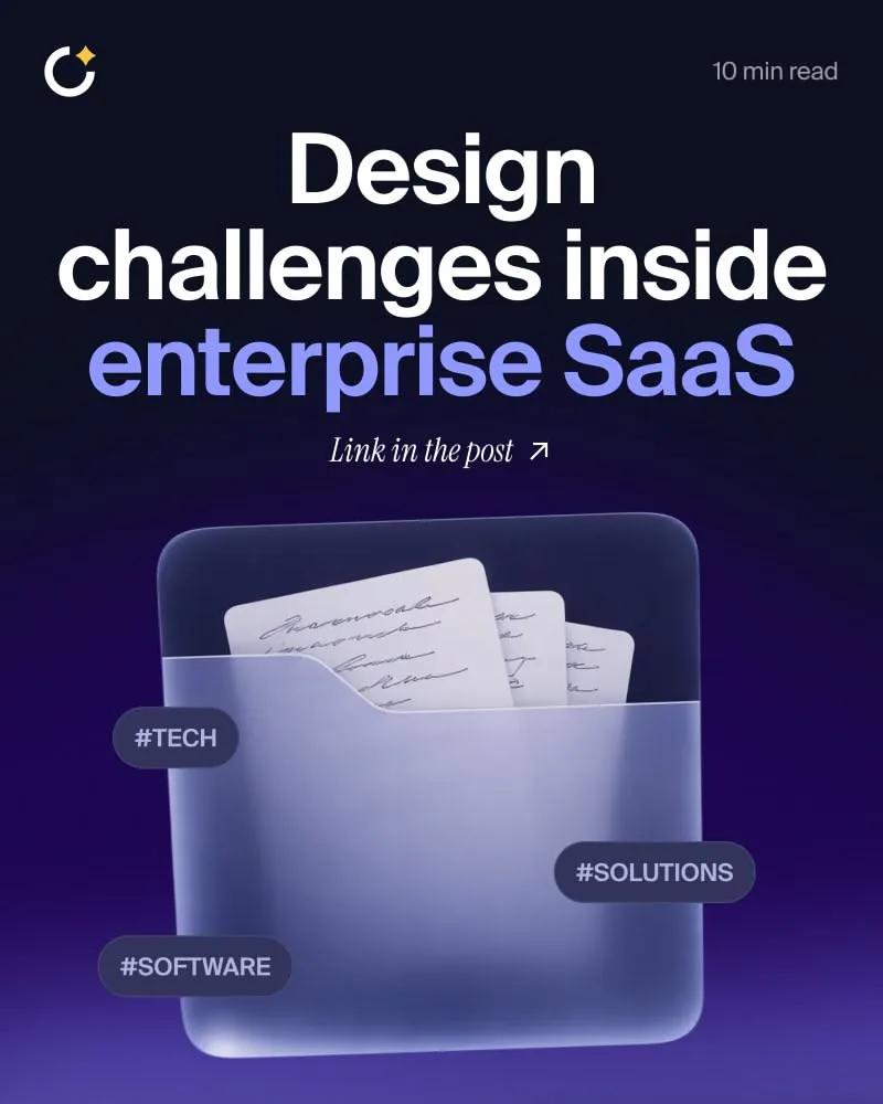 Startup SaaS example showing a website or presentation visual