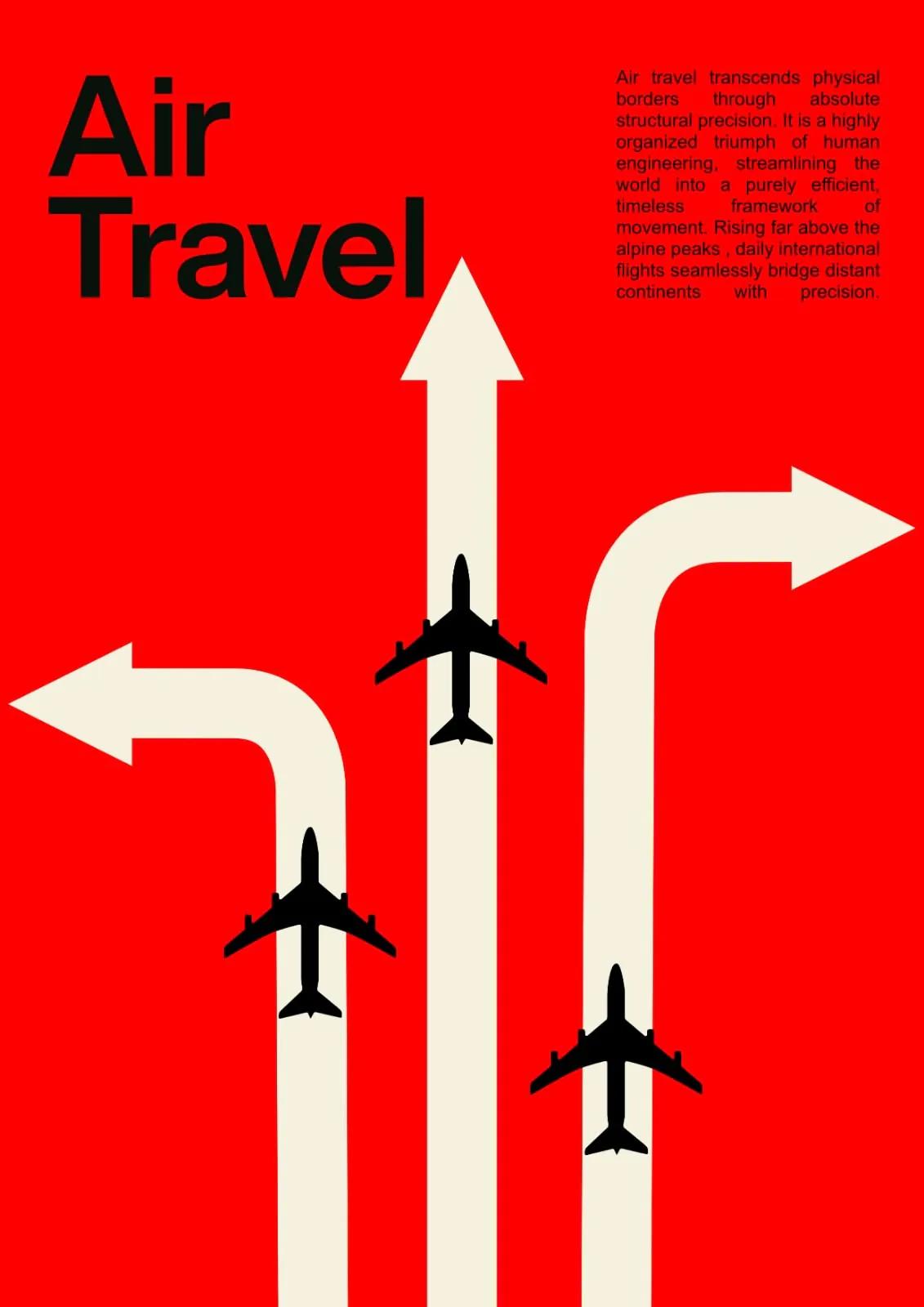 Swiss Design example showing a people or portrait