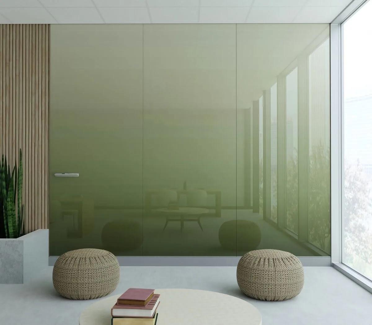 Translucent Glass example showing a product advertisement