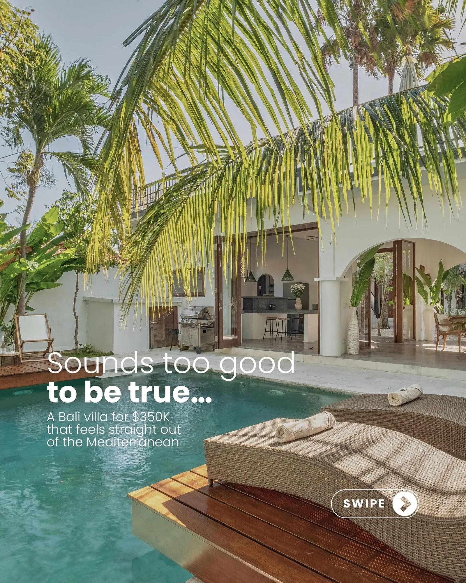 Tropical example showing a brand campaign
