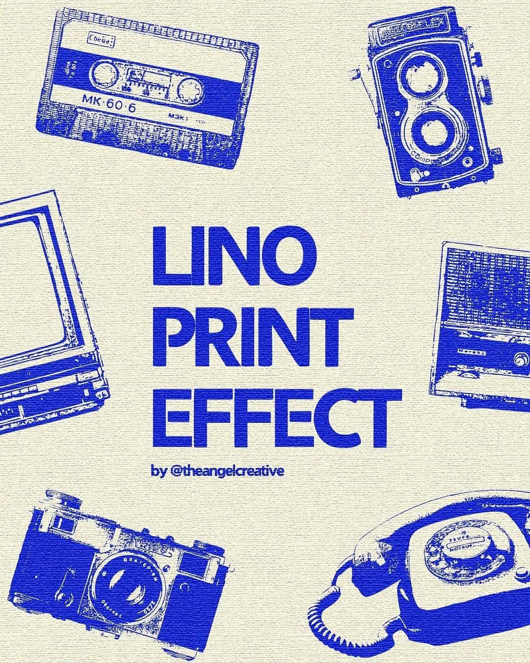 Vintage Print example showing a website or presentation visual