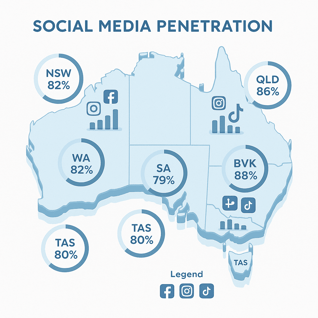 Social Media Statistics Shaping Australia’s Digital Landscape in 2025
