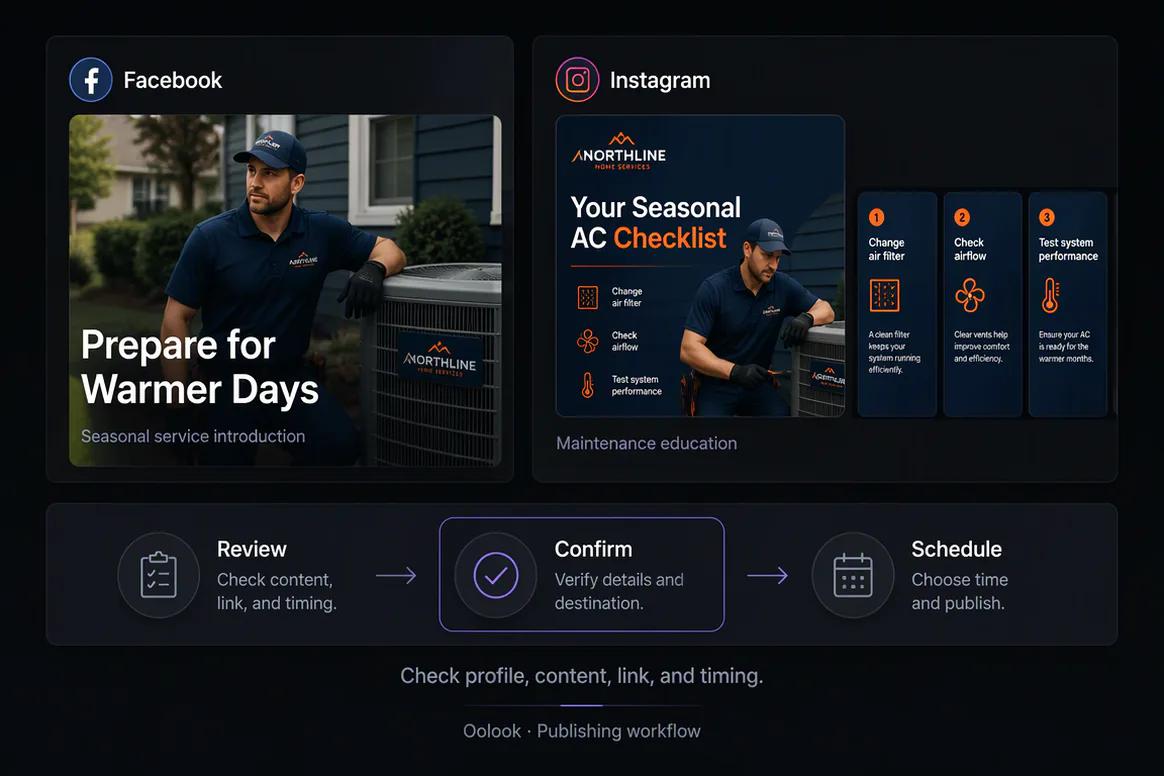 Local home service marketing campaign scheduled in Oolook