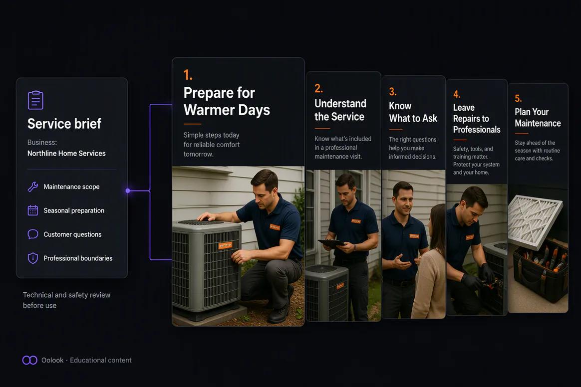 Seasonal home maintenance content prepared for review